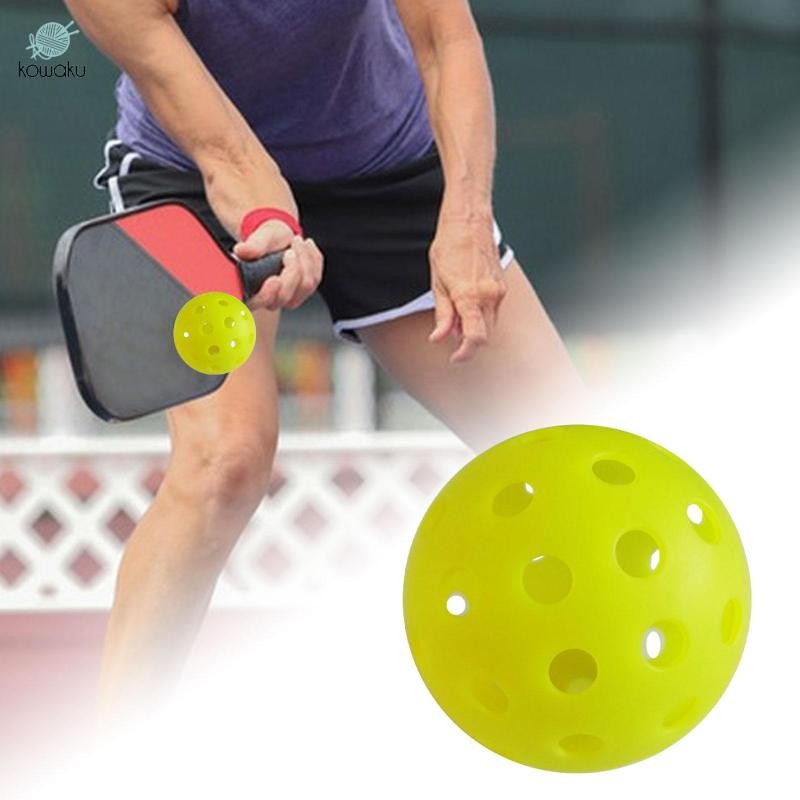 Pickleball Pickle Balls Hàng thể thao tiêu chuẩn rỗng 74mm Pickleball Phụ kiện Đồ chơi thực hành cho các tòa án ngoài trời