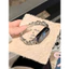 Dây đeo kim cương Hello Kitty cho Xiaomi Smart Band 9/8/10, vòng đeo tay hoạt hình dễ thương, phụ kiện nữ