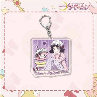 (LT) Móc khóa SAILOR MOON in hình Thủy thủ mặt trăng anime chibi Mica trong acrylic dễ thương