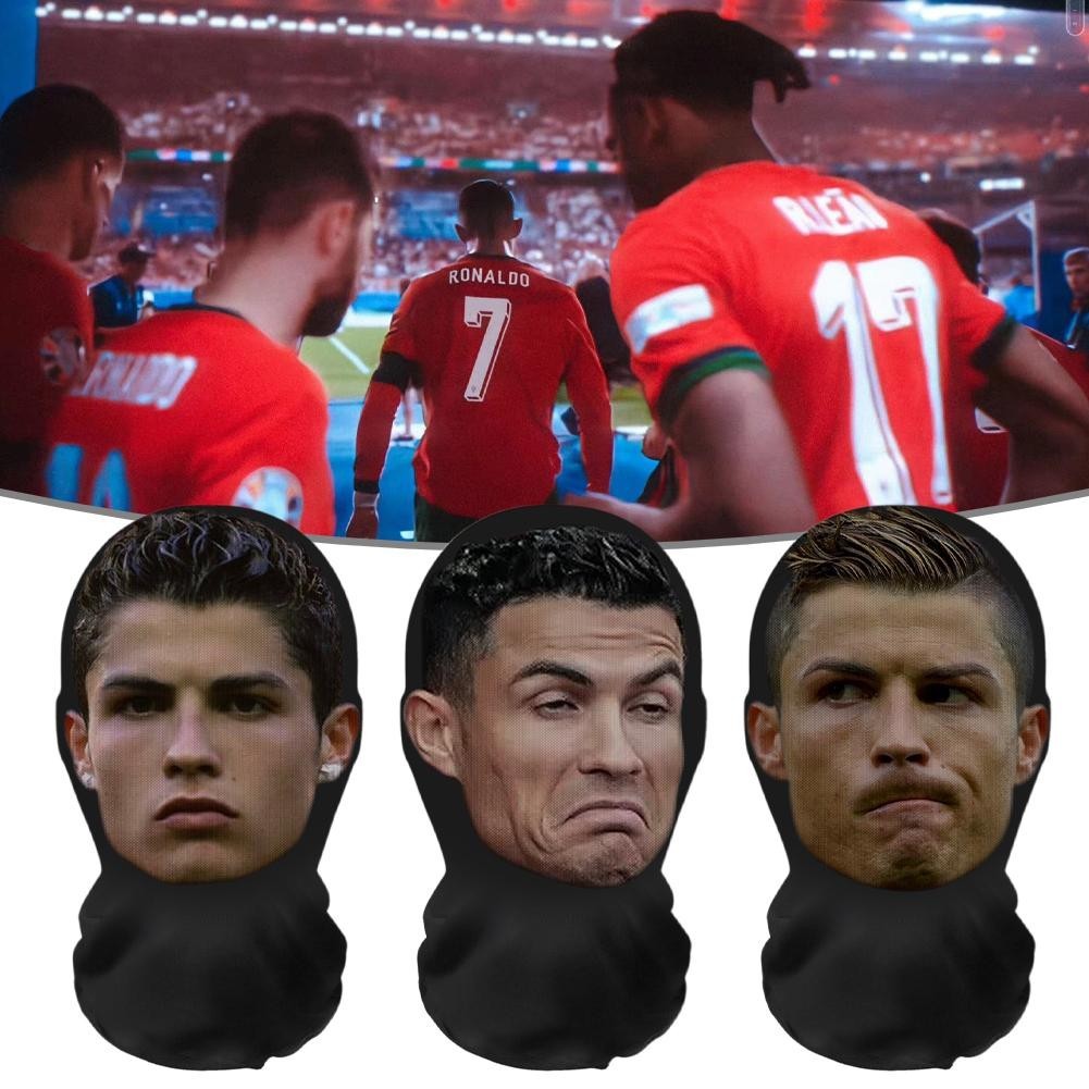 Học Ngôi Sao Bóng Đá Ngộ nghĩnh Neymar Ronaldo Mặt Hiệu Suất Đồ Chơi Prank Toàn Mặt Mũ Dành Cho Người H5d2