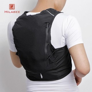 Hilabee Vest Ngoài Trời Daypack Với Nhiều Túi Áo Vest Chạy Bộ Có Thể Điều Chỉnh Ba Lô Để Tập Luyện Cắm Trại Chạy Bộ