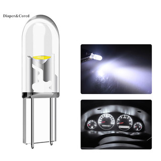 Diaper & CORED 10 Chiếc Mới T5 LED Siêu Sáng Cob Đèn Nêm Bảng Điều Khiển Đồng Hồ Đo Cảnh Báo Ô Tô Nhạc Cụ Cụm Đèn YTH