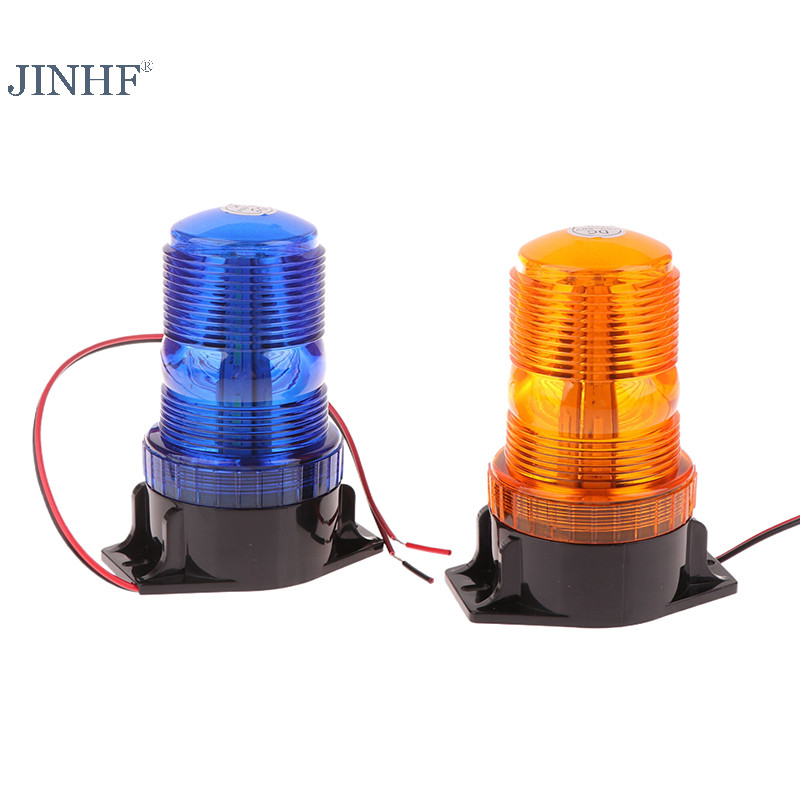 Jinhf 10-80V 30 LED Công Suất Cao Cảnh Báo Khẩn Cấp Flash Nhấp Nháy Đèn Tín Hiệu Cho Xe Nâng Xe Tải Trường Học Xe Buýt Xanh Đỏ Trắng Vàng HOT