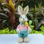 PWSEND Thỏ Ống Hút Nhân Vật, DIY Cao-25cm Ống Hút Thỏ, Món Quà Dễ Thương Đạo Cụ Chụp Ảnh Handmade Vườn Tượng Ban Công Sân Vườn
