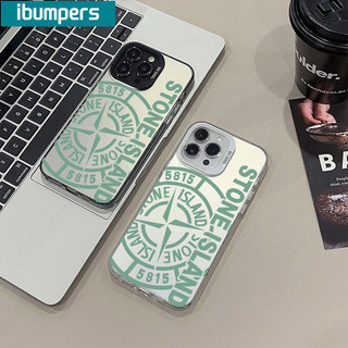 ibumpers Ốp Lưng iPhone Xinh Ngầu Stone Island Ốp Điện Thoại Ốp Điện Thoại IMD Cứng Trơn Chống Bẩn Chống Sốc Cho Iphone 15 14 12 13 11 Pro Max