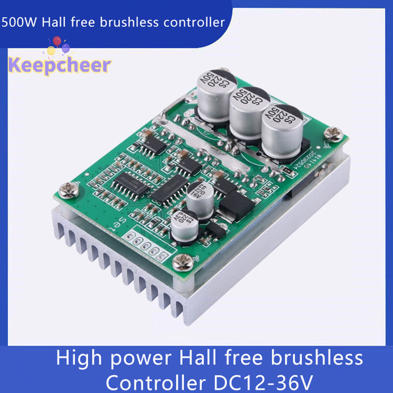 [Keepcheer] Bộ điều khiển tốc độ động cơ không chổi than 500W 12-36V Bảng điều khiển động cơ miễn phí Hội trường Mô-đun điều chỉnh tốc độ ngược Foward công suất cao [Mới]