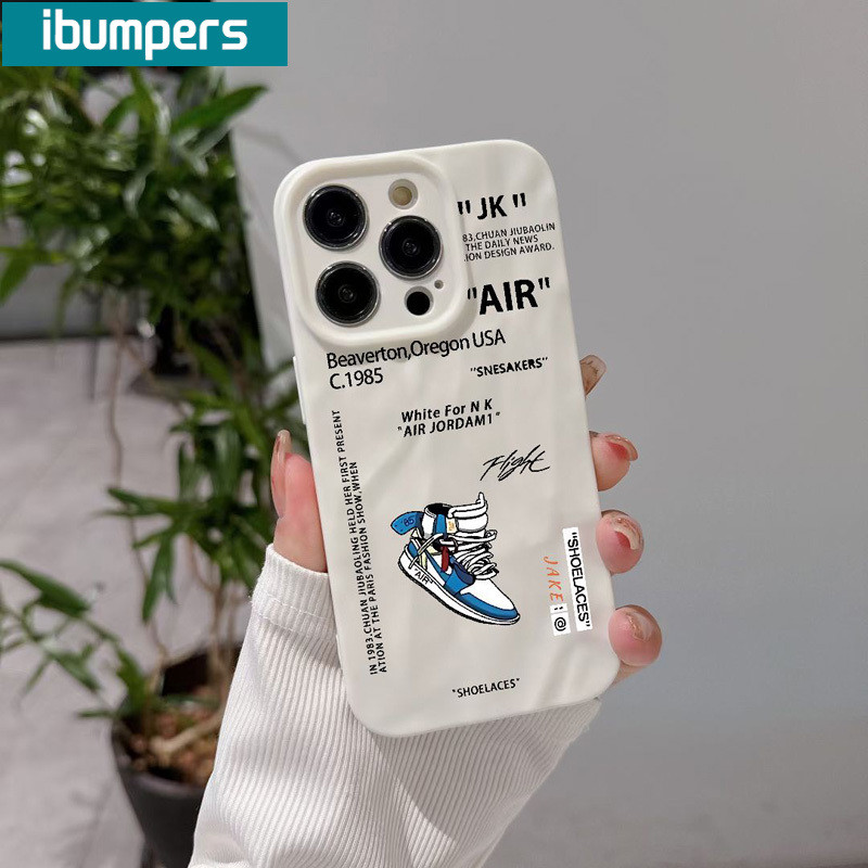 ibumpers Ốp Lưng iPhone Nike Ốp Điện Thoại Silicon Mềm Chống Sốc Chống Bẩn Cho Iphone 16 15 14 12 13 11 Pro Max IP 7 8 Plus X XS XR