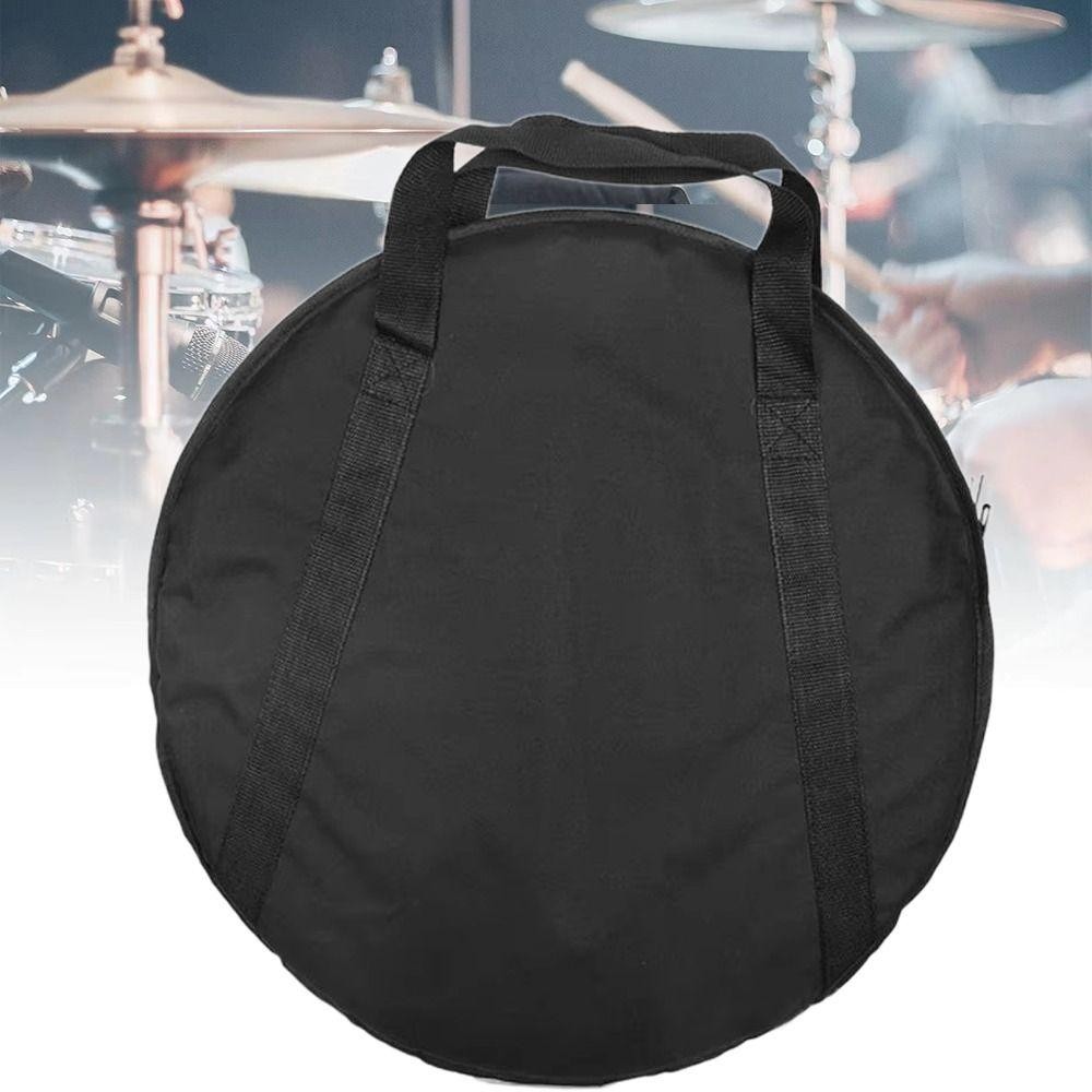 Túi đựng chũm chọe vải ODAKA 600D, Túi đựng đồ màu đen chống thấm nước Túi xách Cotton lót, Dụng cụ sắp xếp Bộ gõ Túi đựng dày Bảo vệ mang theo