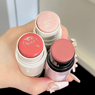 Joocyee mặt má hồng dính đa năng nước bóng ánh sáng sứ màu lên men blush stick đèn nước đa năng giữ đèn trang điểm má hồng đa năng