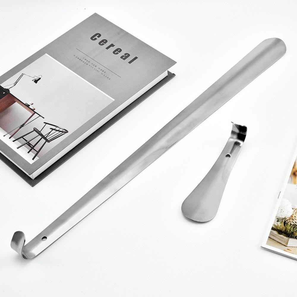 Dụng cụ tháo giày HYCEO, Bạc 30 42 52cm Sừng giày, Dụng cụ kéo giày trượt cực dài bằng thép không gỉ Dụng cụ nâng sừng giày hỗ trợ cho nam nữ