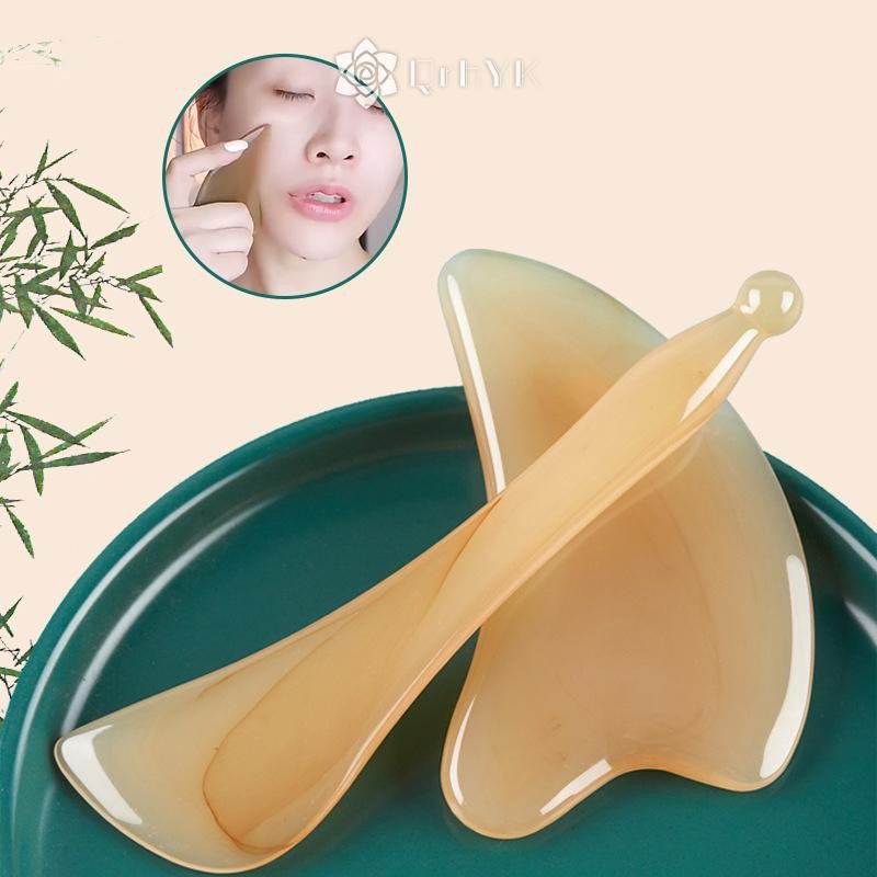 Qrhyk Gua Sha Body Scraping Facial Face Thin Gua Sha Board Massage Tool Set mới