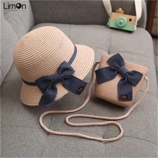Mũ che nắng mũ rơm mới mùa xuân và mùa hè ví đựng tiền xu Mũ đi biển chống nắng cho em bé Mũ ngư dân che nắng