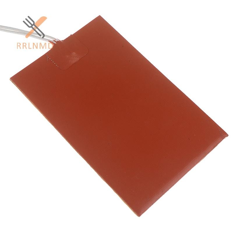Rrlnmd > 300W 220V 10x15cm Dầu Động Cơ Silicon Nóng Miếng Lót Cao Su Heag Thảm Ấm MỚI