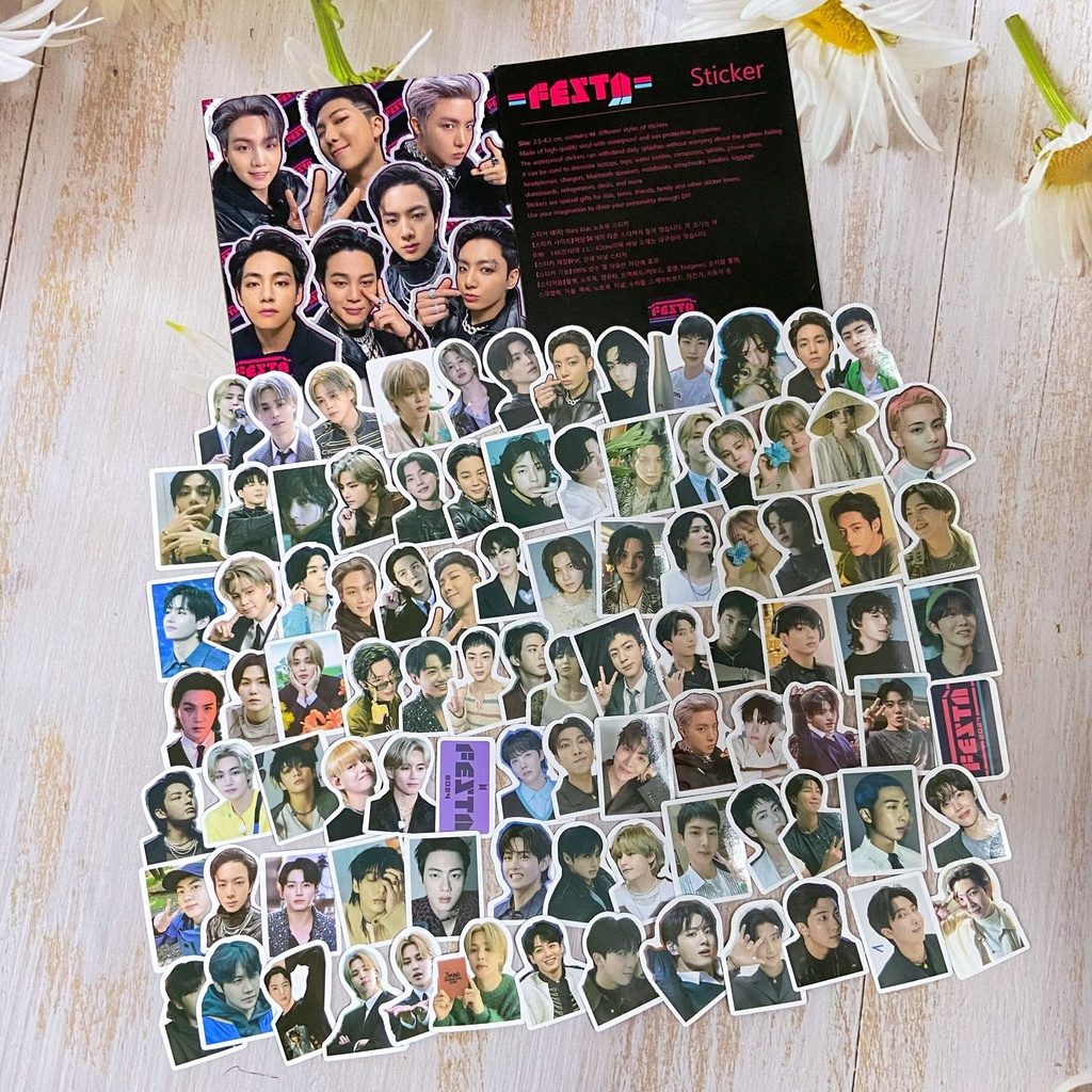 94 Miếng Dán Ảnh BT-S JUNG KOOK Tôi Vẫn Còn JIMIN V Kim Tae Hyung JK JIN RM J-HOPE Suga Hành Lý Notebook Laptop Điện Thoại Sổ Tay DIY Trang Trí Kpop Sticker YM