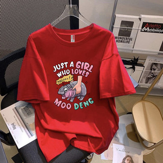 HIIXIIVI Mới 100% Cotton Tee Áo Thun Tay Ngắn Oversize Người Phụ Nữ Baggy Rời Áo Nữ Baggy Rời Top Nữ Độc Đáo Ootd 2025 Lives