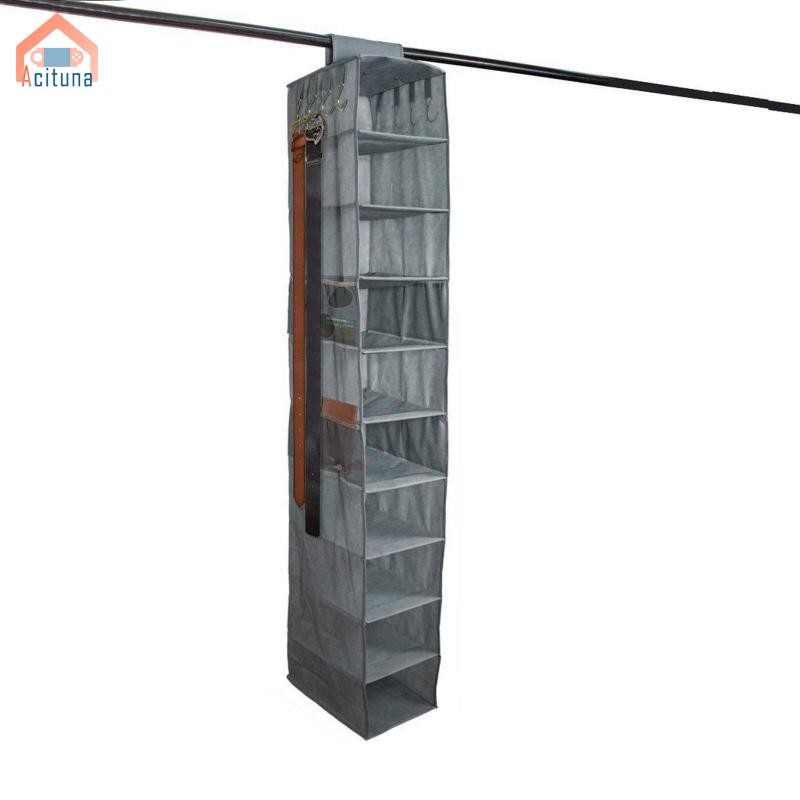 Giá Treo Tủ Quần Áo Mũ Tổ Chức Bảo Vệ Mũ Của Bạn 10 Ngăn Kệ Dọc Hệ Thống Giá Đỡ Mũ Cho Nam Nữ