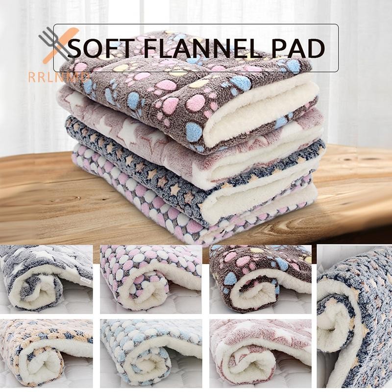 RRLNMD Giường Cho Chó Thú Cưng Nệm Chăn Lông Cừu Mềm Nệm Con Chó Con Sofa Thảm Miếng Lót Mùa Đông MỚI