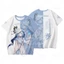 GC1 Gió hú Sóng The Shorekeeper Cosplay Vải Full Đồ Họa Mùa Hè Quần Short Quần Áo Anime Tay Ngắn Top GC1