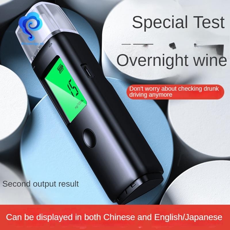 [Dreamedge] 1 Bộ Dụng Cụ Kiểm Tra Hơi Thở Di Động Có Thể Sạc Lại Phù Hợp Cho Cá Nhân Và Gia Đình Say Rượu Lái Xe Insufflation Test