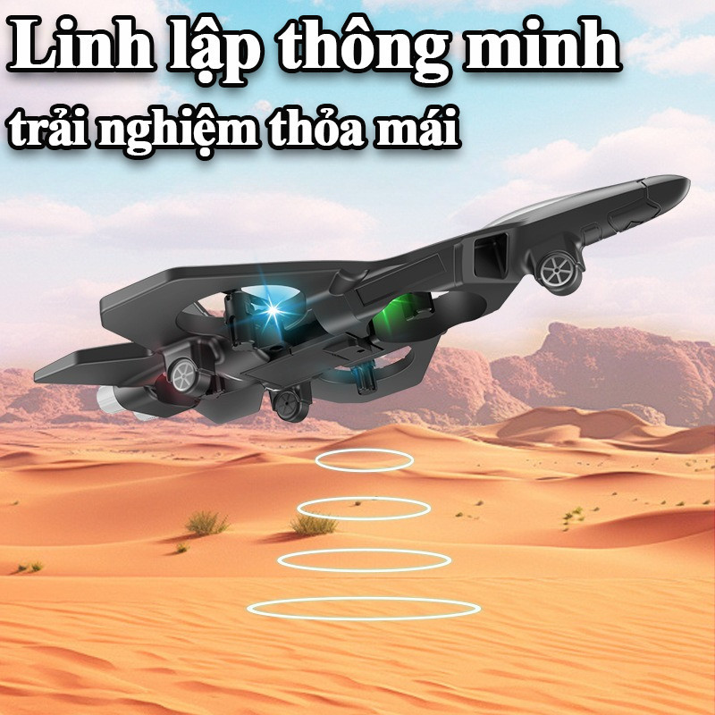 Máy Bay điều Khiển Từ Xa, Đồ Chơi Trẻ Em, có đèn Led Ban đêm, Pin Sạc, quà Tặng Sinh Nhật Cho Bé