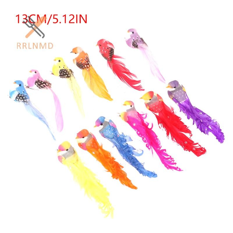 RRLNMD Chim Nhân Tạo Bọt Giả Động Vật Mô Phỏng Chim Đồ trang trí DIY Cưới Nhà Vườn Trang Trí MỚI