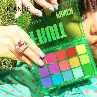 UCANBE Phấn Mắt Đĩa Nhiều Màu Sắc Đầy Màu Sắc Đầy Đủ Mờ Trang Điểm Độ bão Hòa Thấp Ánh Sáng Cao Màu Sáng Tự Nhiên Và Đa Năng Phấn Mắt