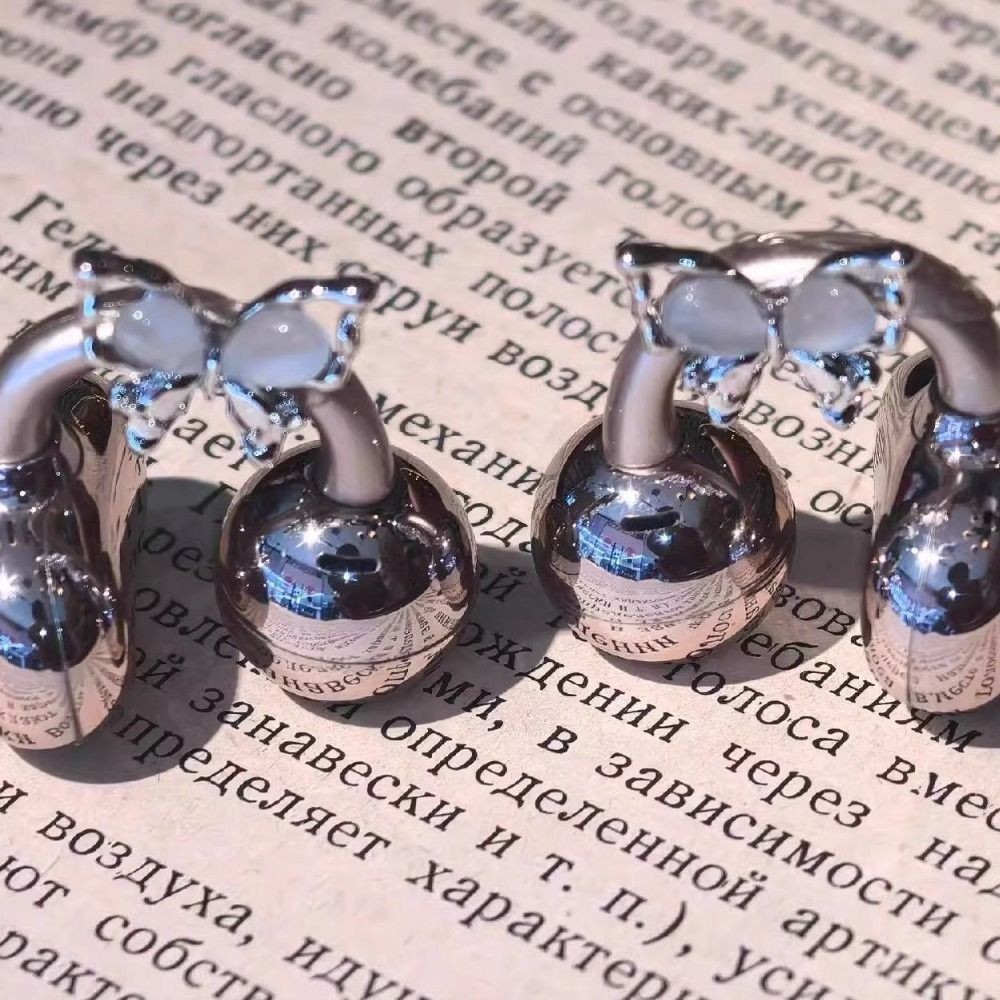 Khóa đường kính tai nghe MERIGGIARE, Kẹp trang trí tai nghe trang trí DIY, Zircon có thể tháo rời Dễ dàng lắp đặt Phụ kiện tai nghe