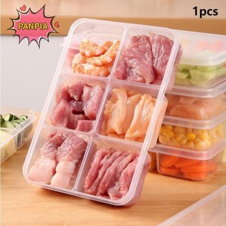 [PNPIA] Hộp chia thức ăn 6 ngăn - Hộp đựng thịt bằng nhựa tiện lợi VN