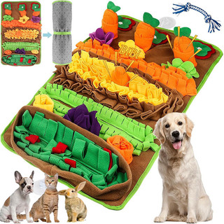 Thảm Snuffle Cho Chó Giống Lớn, Đồ Chơi Xếp Hình Cho Ăn Chậm & Tìm Kiếm Thức Ăn Cho Chó, Thảm Xốp 32 '' X 20 '' Cho Chó, Đồ Chơi Cho Chó Giảm Lo Âu