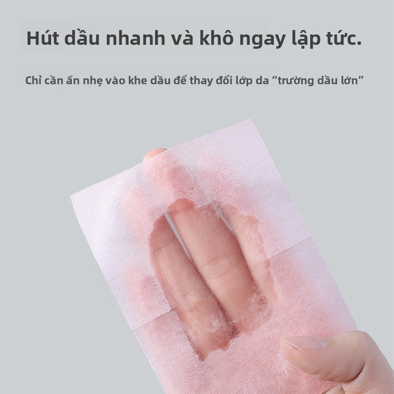 [BÁN CHẠY] Giấy Thấm Dầu 100 Tờ Chiết Xuất Thực Vật - Hút Dầu Hiệu Quả, Mang Đi Dễ Dàng, Cho Làn Da Sạch Bóng