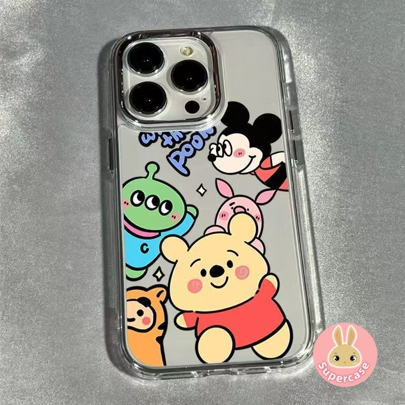 Ốp Điện Thoại Disney Hoạt Hình Dễ Thương Cho Google Pixel 10 9 9A 8 Pro 8A 7 Pro 7A 6A 5 XL 5A 4 4A 3A 5G 4G Vỏ Mickey Winnie Ốp Lưng Chống Sốc