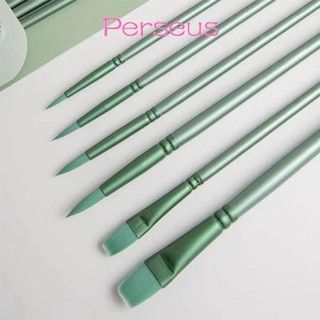 MEGOCE 4 / 6 Chiếc Vẽ Tay Màu Nước, Tóc Mềm Mại Người Mới Bắt Đầu Nghệ Thuật Sinh Viên Màu Nước Bàn Chải, Hợp Thời Trang Nylon Mũi Nhọn Tròn Đầu Phẳng Vật Liệu Tranh Quà Tặng
