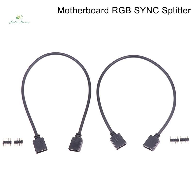 [Nhà Điện] Bo Mạch Chủ RGB SYNC Splitter 12V 4Pin 5V 3Pin RGB / ARGB SYNC HUB Chuyển Cáp Nối Dài PC Phụ Kiện mới