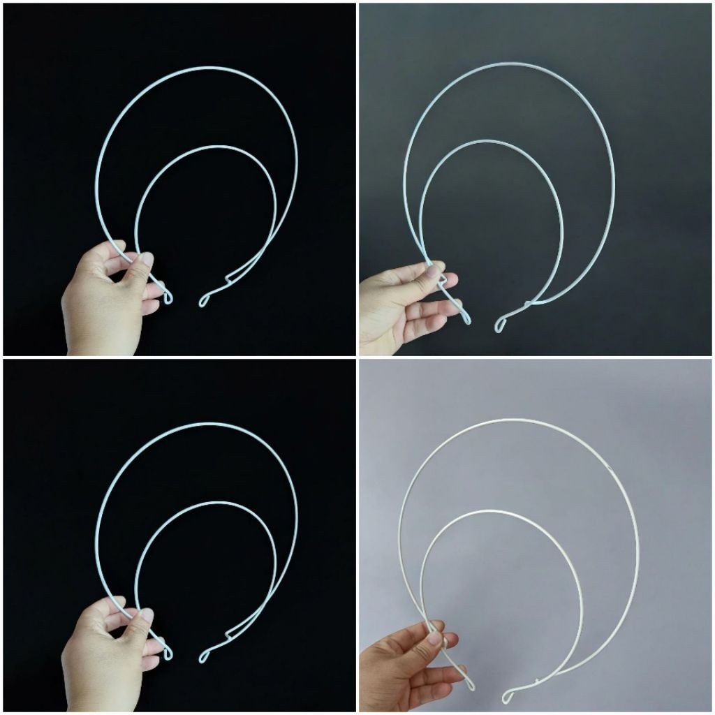 Khung mấn mua về để kết hoa và các họa tiết làm mấn đội đầu cô dâu và biểu diễn văn nghệ