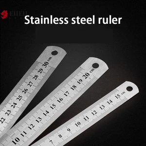 Thước Kẻ Bằng Thép Không Gỉ 15-30cm