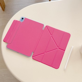 Ốp Lưng Có Thể Gập Lại Cho Mini6 Mini7 A17 Pro IPad 7 8 9 10 11 A16 Air Air2 Air4 Air5 Air6 10.9 "Pro11 Pro12,9 2018 2020 2021 2022 Air M2 M3 Pro M4 11 13 2024 2025 Hồng Nóng