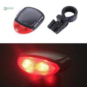 Đèn hậu xe đạp an toàn, sạc năng lượng mặt trời, phụ kiện cảnh báo, có thể sạc lại USB