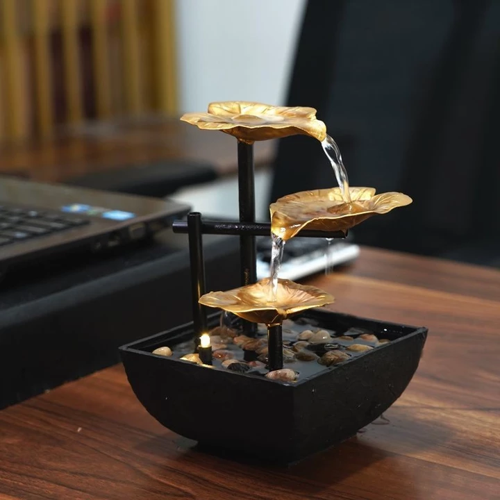 Đồ gốm Đầy Màu Sắc Chảy Nước Đồ Trang Trí Tuần Hoàn Nước May Mắn May Mắn Phòng Khách Văn Phòng Trang Trí Nhà Đồ Trang Trí Quà Tặng Tân Gia HZ