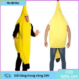 [COD] Đồ Halloween hóa trang cosplay quả chuối hấp dẫn cho buổi diễn và sự kiện