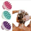 Bàn chải dầu gội silicon sạch gàu massage da đầu dầu gội ma thuật lược massage chống ngứa thiết bị gãi