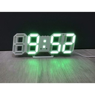 Đồng hồ LED 3D thông minh đa chức năng - Thiết kế đa năng treo tường hoặc để bàn với màn hình hiển thị rõ nét