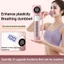 Quả tạ thở OUSXA, Máy tập thở màng đếm, Khả năng kháng cự có thể điều chỉnh Dụng cụ giãn nở thở bụng Thiết bị săn chắc da mặt để tập luyện phổi