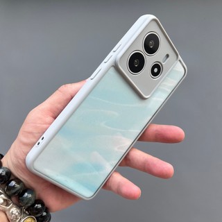 Ốp Điện Thoại Acrylic Cứng + TPU Chống Vàng Cho VIVO VIVO V50 V40 V30 Lite PRO V25E V27 V29 V29E V23E V30E V21 4G 5G Vỏ Trong Suốt Màu Xám