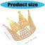 YOI Pha Lê Lấp Lánh Royal Tiaras Cho Bé Gái Phụ Kiện Tiệc Sinh Nhật Tuổi 3 +