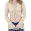 PCF * Thanh Lịch Ren Hoa Shrug Chống Nắng loe Tay Áo Mùa Hè Dây Buộc Mặt Trước Màu Trơn Crop Cardigan Cho Wo