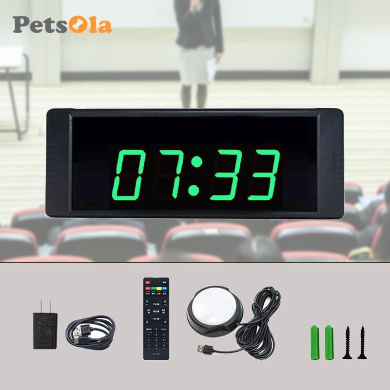 Đồng hồ kỹ thuật số đếm ngược và hẹn giờ dành cho tập đấm bốc tại nhà