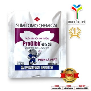 GA3 Tím ProGibb 40% SG (Gói 2.5g) Sumitomo - Hàng Chuẩn Mỹ (OMRI), Kích Thích Ra Hoa,