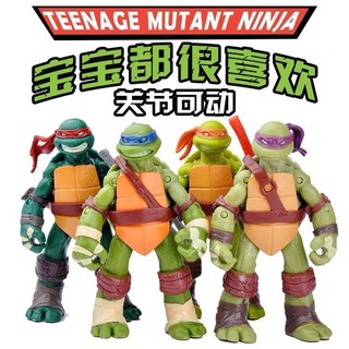 Ninja Rùa TMNT Búp Bê Hình Khớp Di Chuyển Được Ninja Rùa Đồ Chơi Trẻ Em Thịt Người Trang Trí Mô Hình Quà Tặng Sinh Nhật