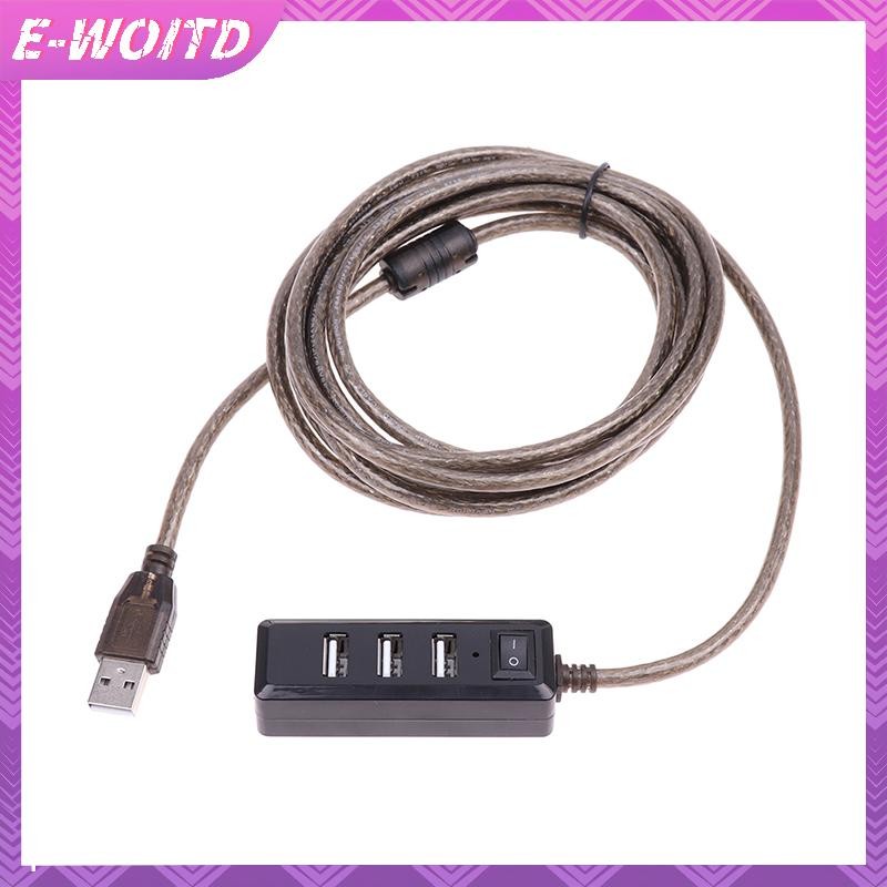 Cáp nối dài E-WOITD 4 cổng USB 2.0 HUB Nam sang Nữ Active Repeater USB Adapter HNVN