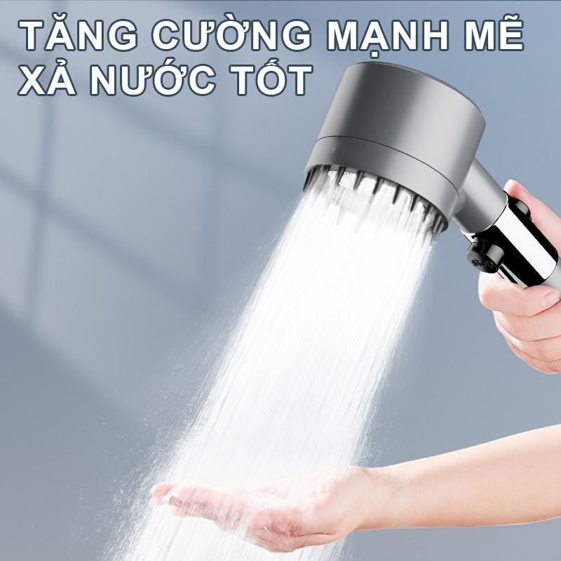 [ Loại 1 ] Vòi sen Tăng áp bộ 3 trong 1, Hoa Đầu nhật bản Có Chế Độ Suất Cao Tiết Kiệm Nước ZX-027